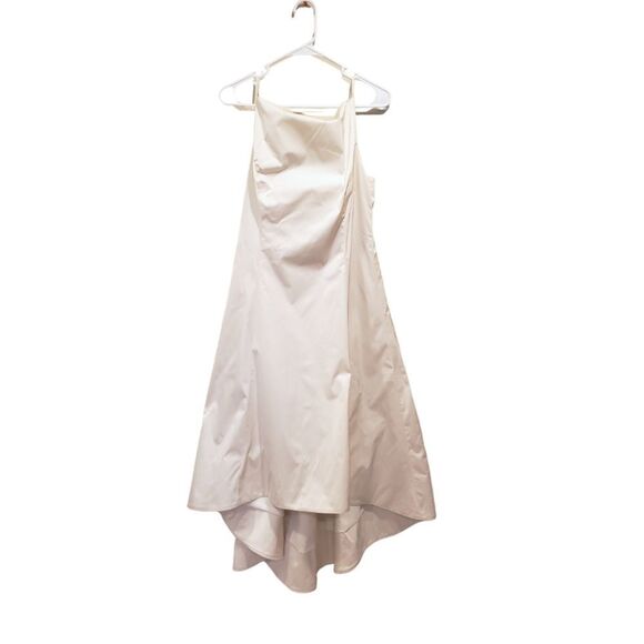 Ralph Lauren Minimalist Glam Quiet Luxury White High-Low Gown - Picture 4 of 16